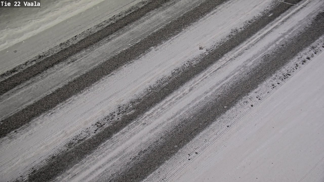 Weather Camera Image Road 22 Vaala, Vaala, Pohjois-Pohjanmaa