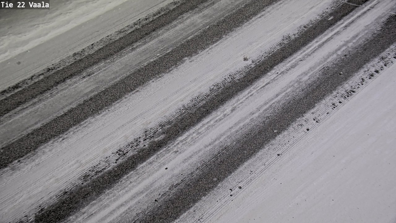 Weather Camera Image Road 22 Vaala, Vaala, Pohjois-Pohjanmaa