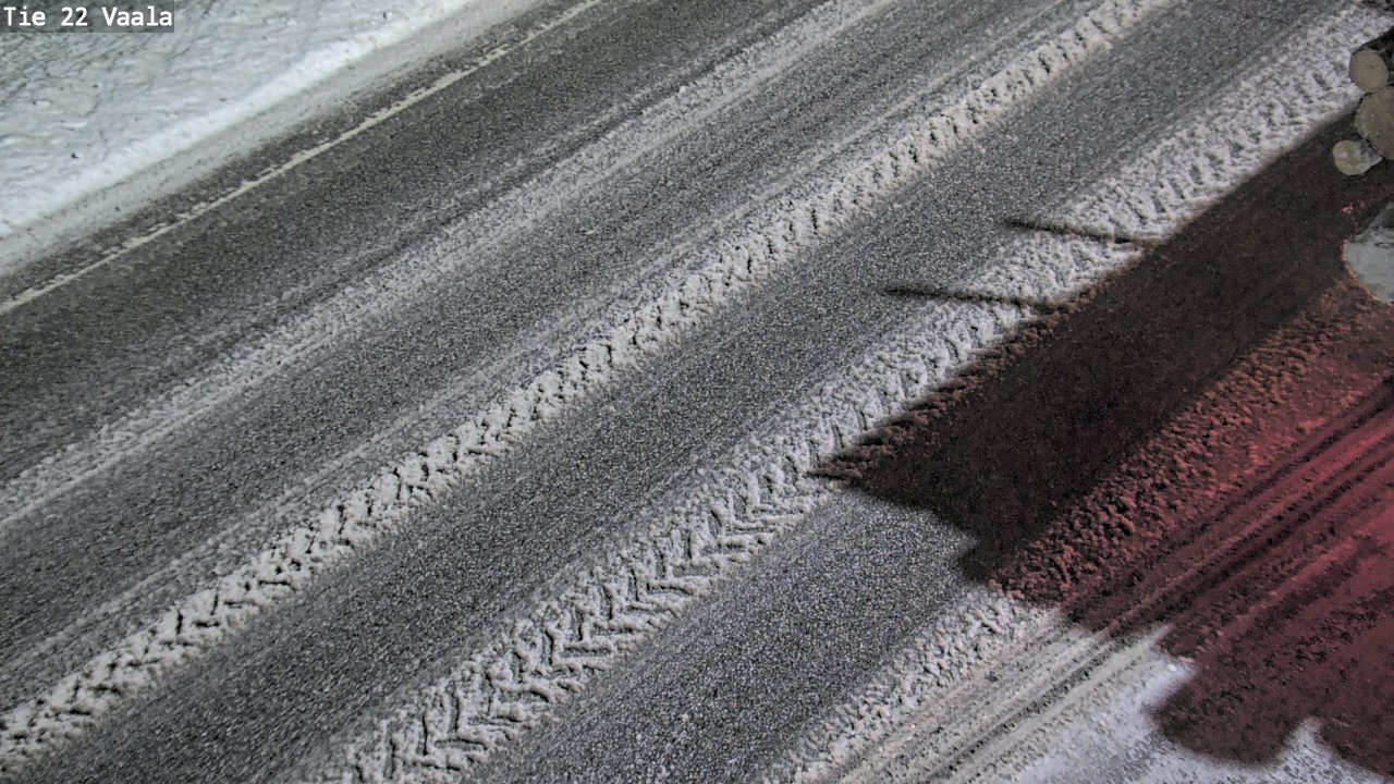 Weather Camera Image Road 22 Vaala, Vaala, Pohjois-Pohjanmaa