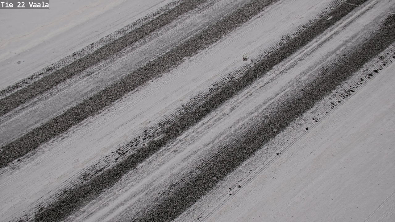 Weather Camera Image Road 22 Vaala, Vaala, Pohjois-Pohjanmaa