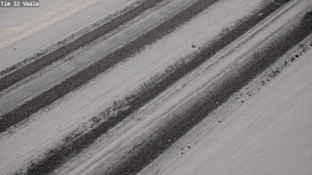 Weather Camera Image Road 22 Vaala, Vaala, Pohjois-Pohjanmaa