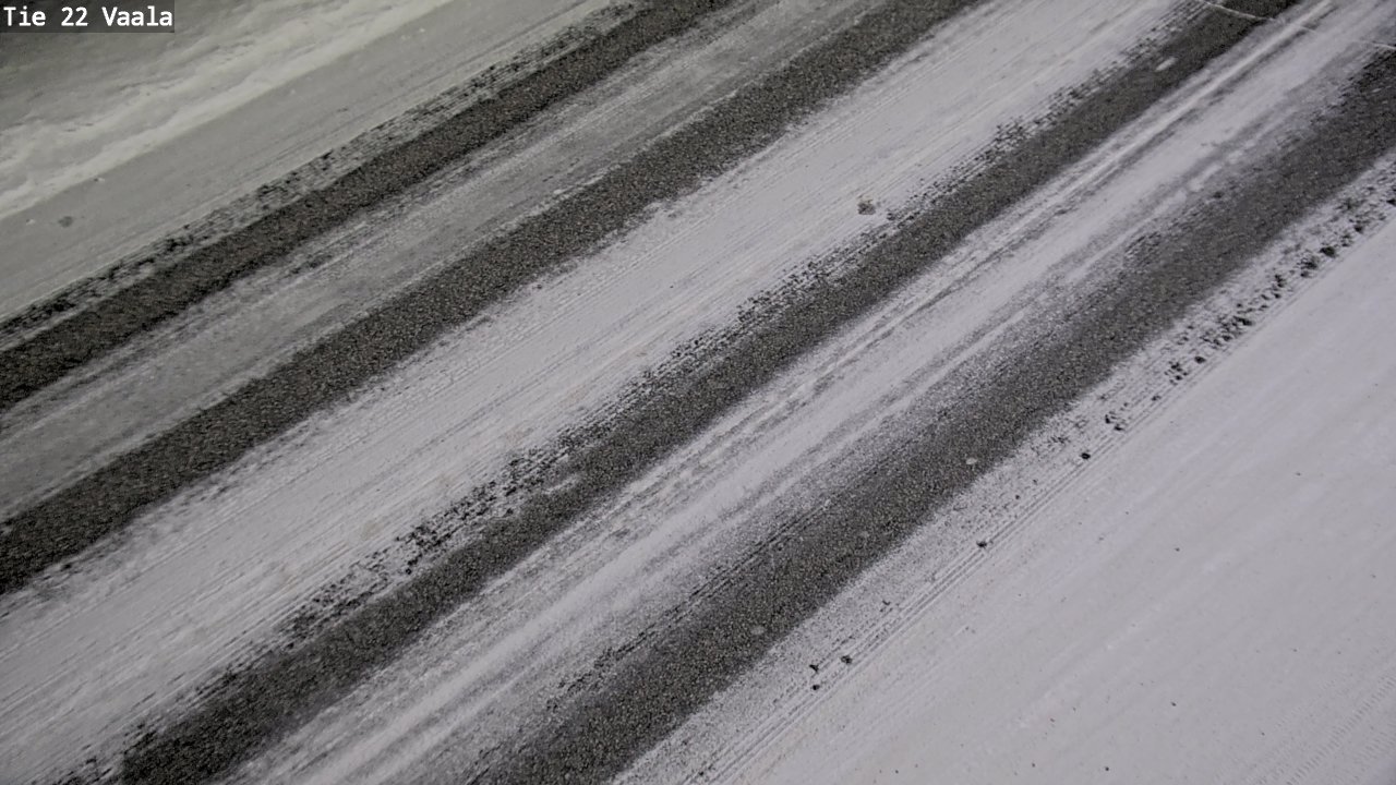 Weather Camera Image Road 22 Vaala, Vaala, Pohjois-Pohjanmaa