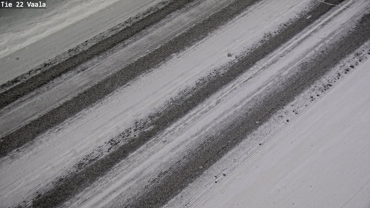 Weather Camera Image Road 22 Vaala, Vaala, Pohjois-Pohjanmaa