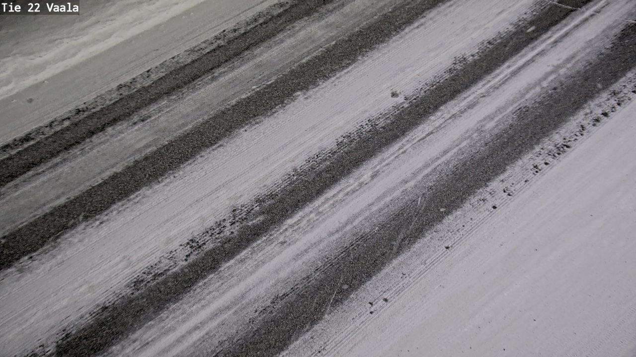 Weather Camera Image Road 22 Vaala, Vaala, Pohjois-Pohjanmaa