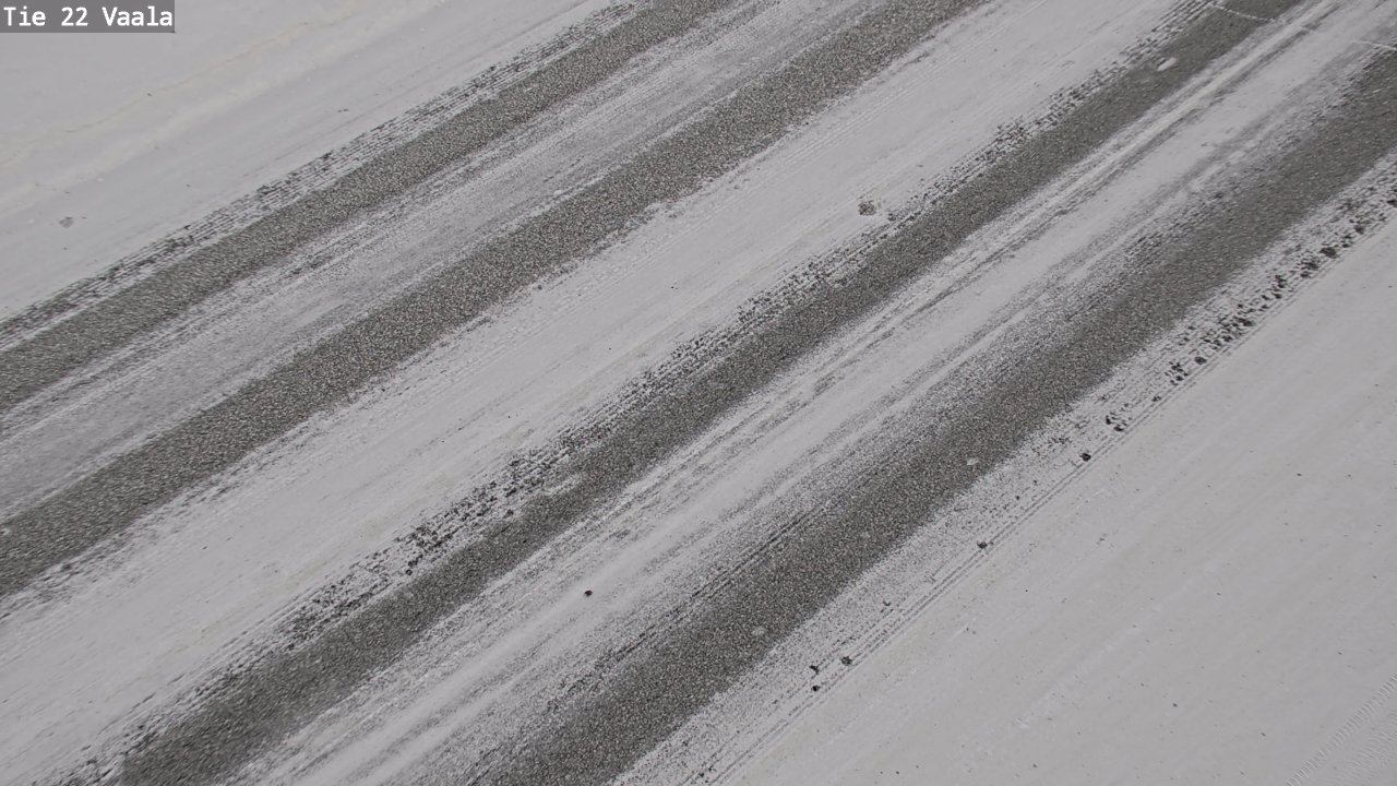 Weather Camera Image Road 22 Vaala, Vaala, Pohjois-Pohjanmaa