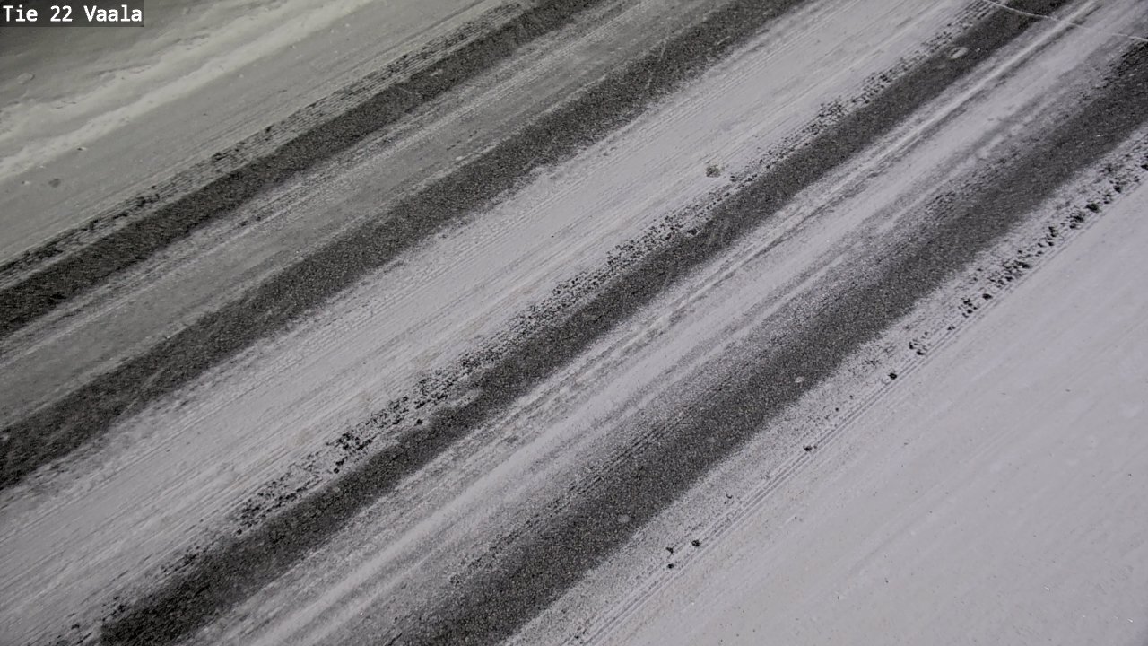 Weather Camera Image Road 22 Vaala, Vaala, Pohjois-Pohjanmaa