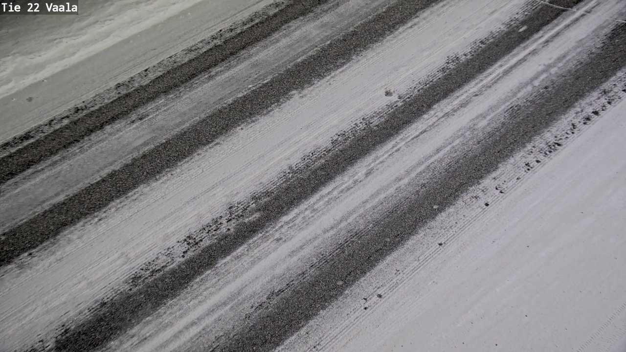 Weather Camera Image Road 22 Vaala, Vaala, Pohjois-Pohjanmaa