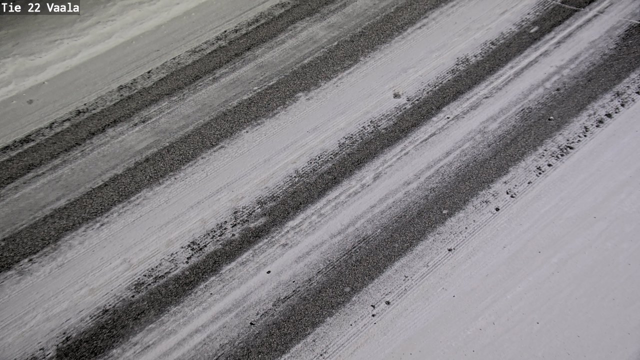 Weather Camera Image Road 22 Vaala, Vaala, Pohjois-Pohjanmaa