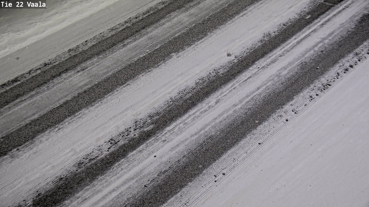 Weather Camera Image Road 22 Vaala, Vaala, Pohjois-Pohjanmaa