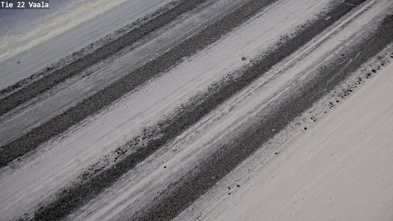 Weather Camera Image Road 22 Vaala, Vaala, Pohjois-Pohjanmaa