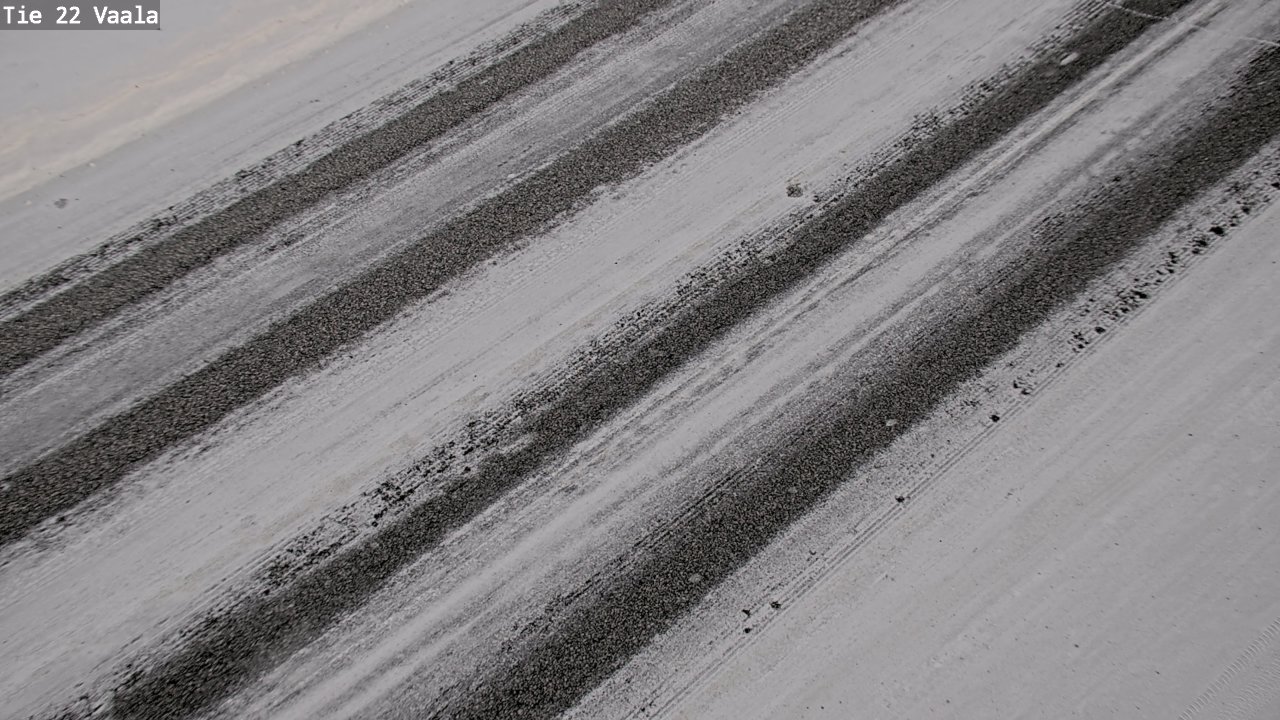 Weather Camera Image Road 22 Vaala, Vaala, Pohjois-Pohjanmaa