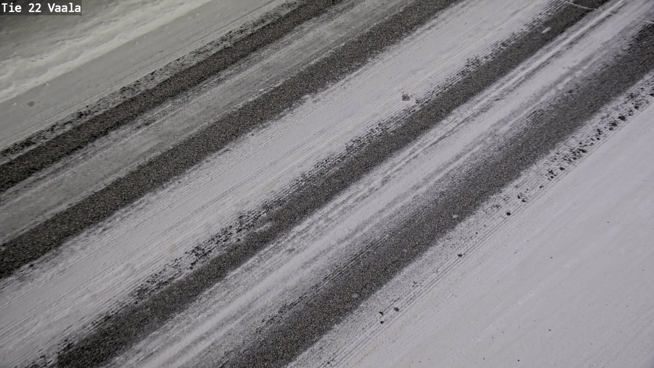 Weather Camera Image Road 22 Vaala, Vaala, Pohjois-Pohjanmaa