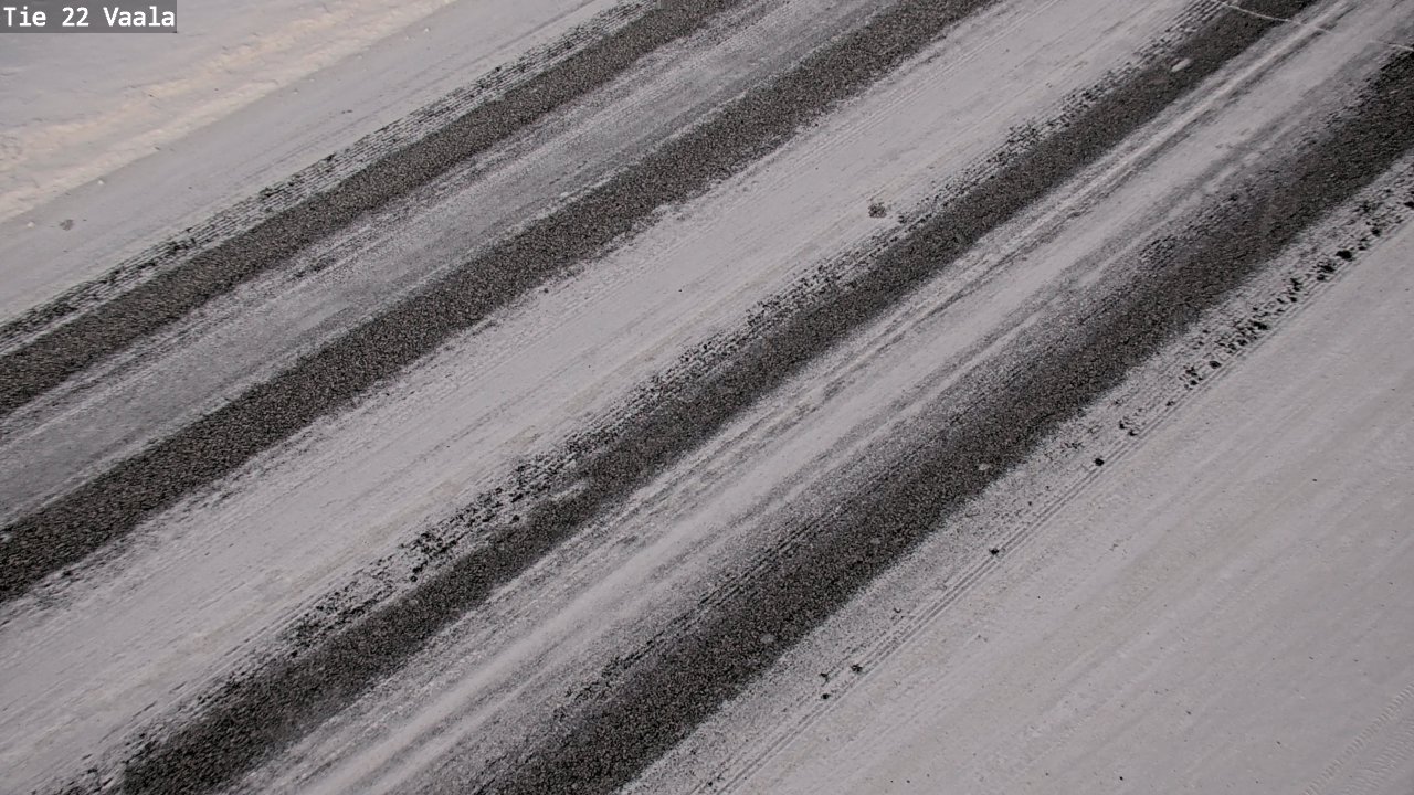 Weather Camera Image Road 22 Vaala, Vaala, Pohjois-Pohjanmaa