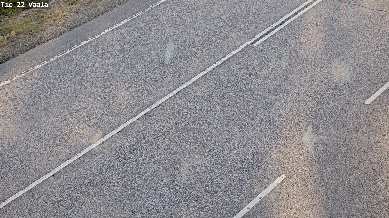 Weather Camera Image Road 22 Vaala, Vaala, Pohjois-Pohjanmaa