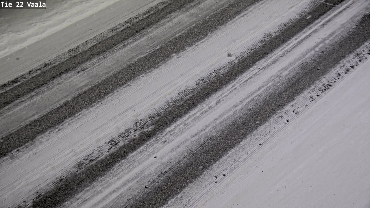 Weather Camera Image Road 22 Vaala, Vaala, Pohjois-Pohjanmaa