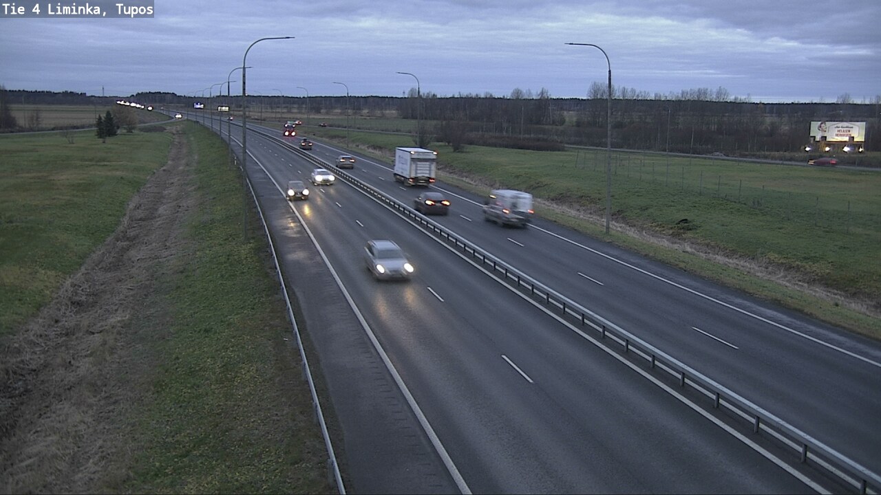 Kelikamerat Kuva Tie 4 Liminka, Tupos, Liminka, Pohjois-Pohjanmaa