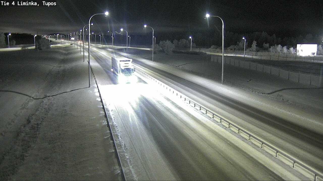 Weather Camera Image Road 4 Liminka, Tupos, Liminka, Pohjois-Pohjanmaa