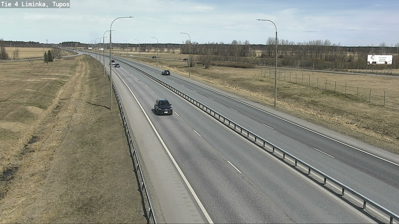 Weather Camera Image Väg 4 Limingo, Tupos, Liminka, Pohjois-Pohjanmaa