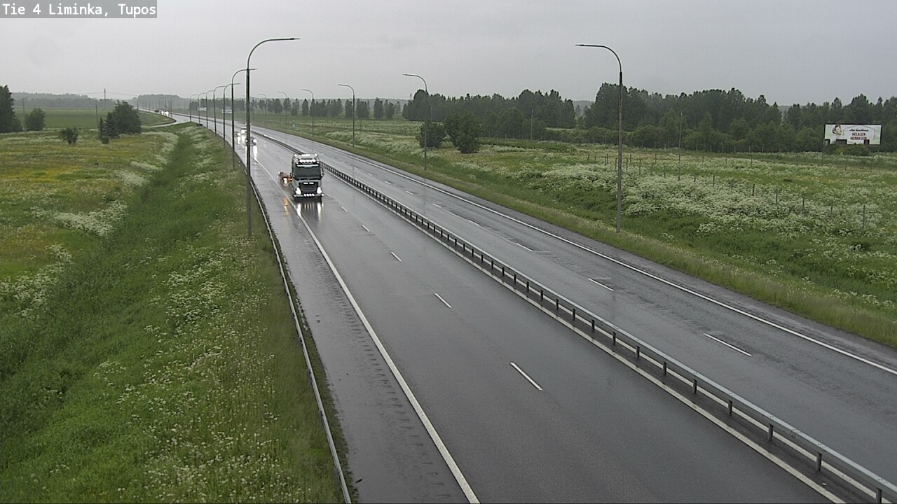 Kelikamerat Kuva Tie 4 Liminka, Tupos, Liminka, Pohjois-Pohjanmaa