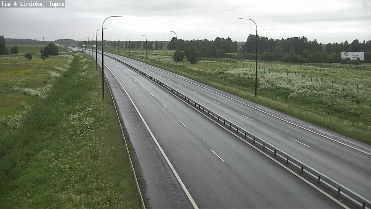 Kelikamerat Kuva Tie 4 Liminka, Tupos, Liminka, Pohjois-Pohjanmaa