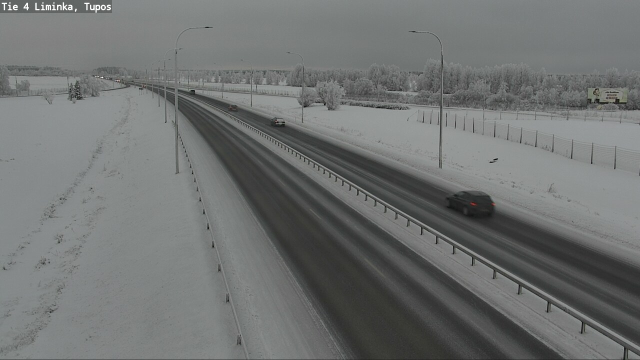 Weather Camera Image Road 4 Liminka, Tupos, Liminka, Pohjois-Pohjanmaa