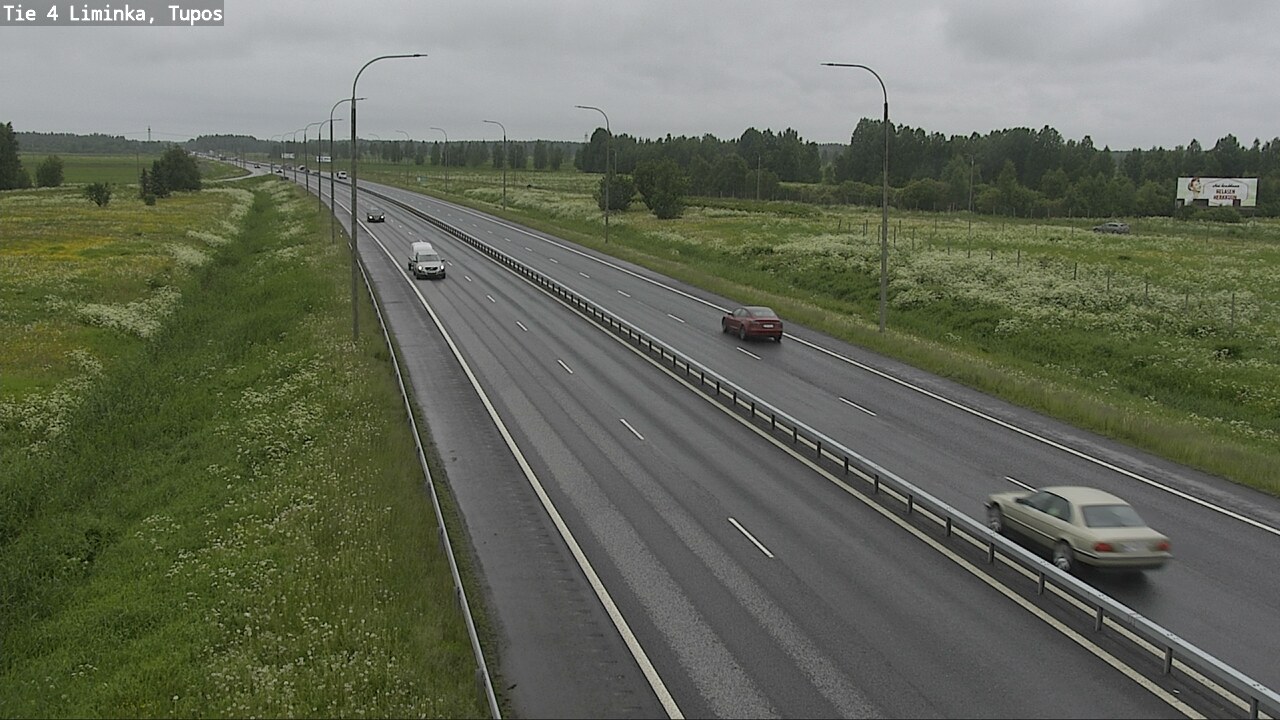 Kelikamerat Kuva Tie 4 Liminka, Tupos, Liminka, Pohjois-Pohjanmaa