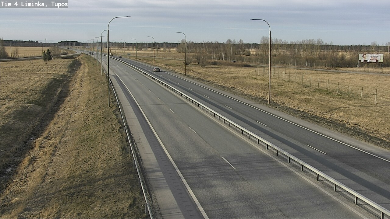 Weather Camera Image Väg 4 Limingo, Tupos, Liminka, Pohjois-Pohjanmaa