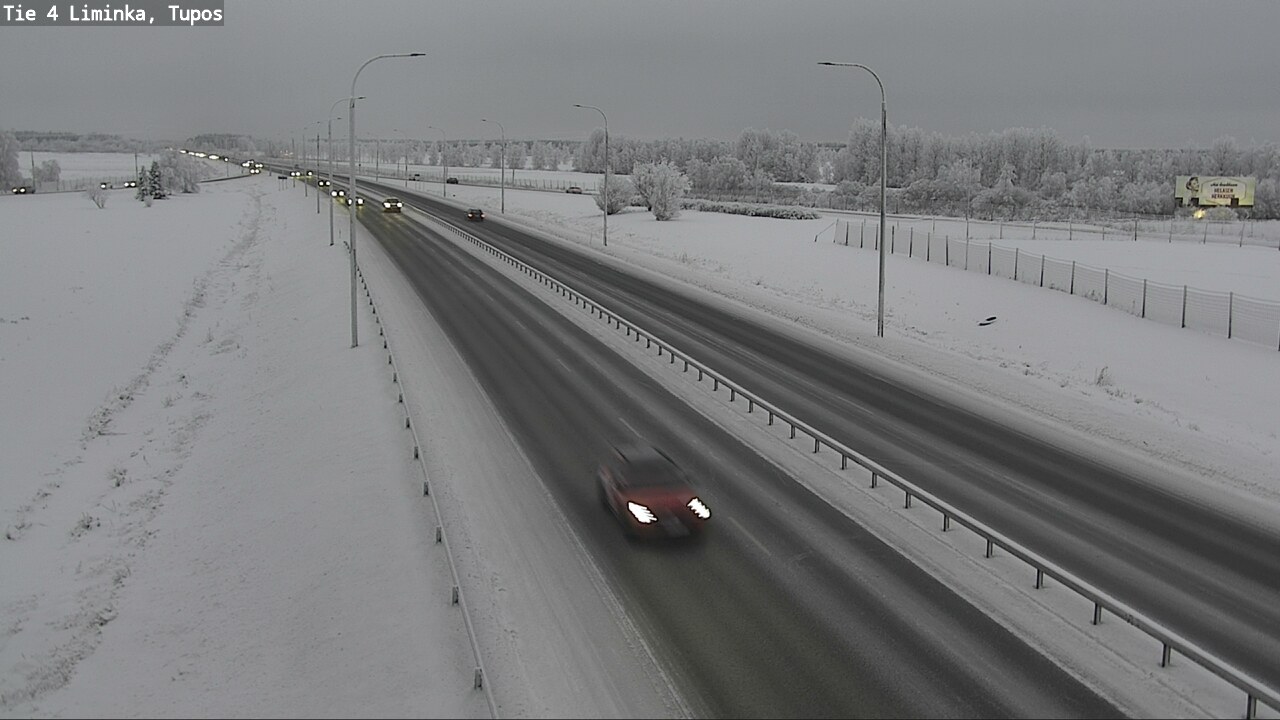 Weather Camera Image Road 4 Liminka, Tupos, Liminka, Pohjois-Pohjanmaa