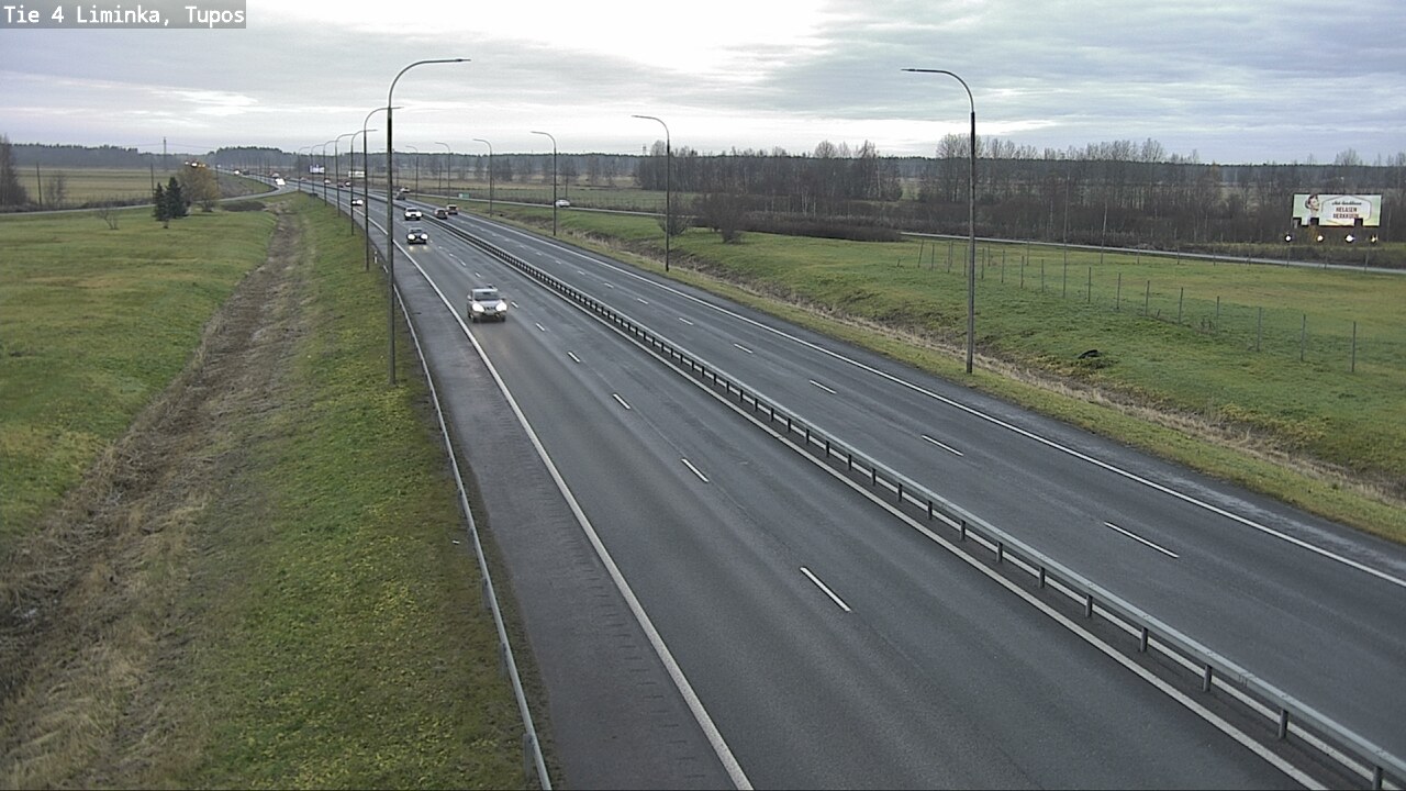 Kelikamerat Kuva Tie 4 Liminka, Tupos, Liminka, Pohjois-Pohjanmaa