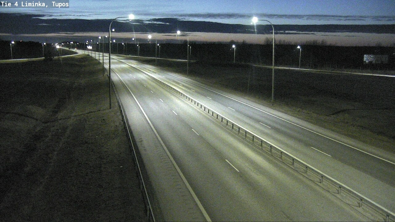Weather Camera Image Väg 4 Limingo, Tupos, Liminka, Pohjois-Pohjanmaa