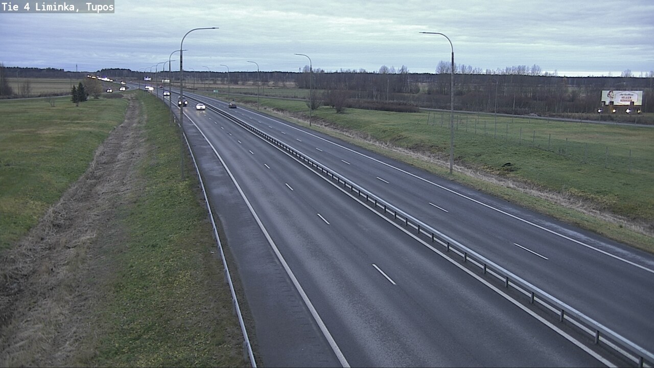 Kelikamerat Kuva Tie 4 Liminka, Tupos, Liminka, Pohjois-Pohjanmaa