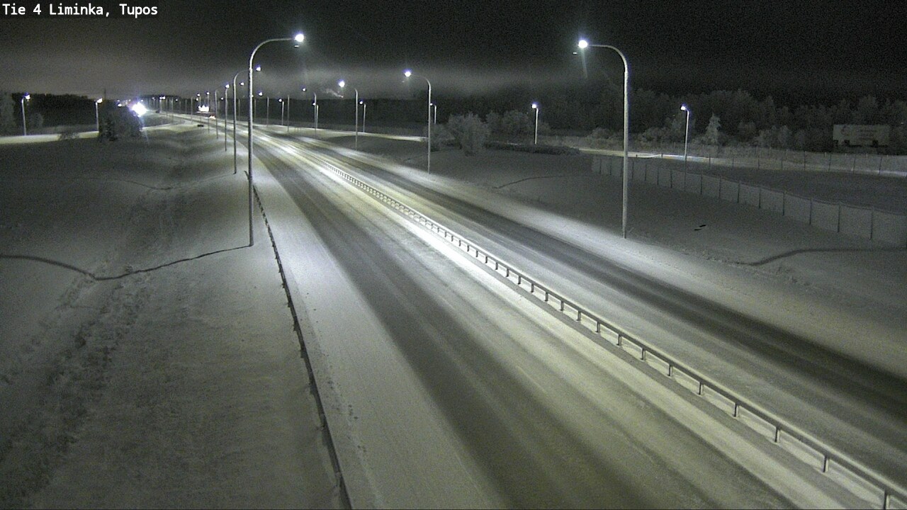 Weather Camera Image Road 4 Liminka, Tupos, Liminka, Pohjois-Pohjanmaa