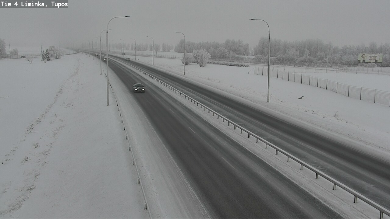 Weather Camera Image Road 4 Liminka, Tupos, Liminka, Pohjois-Pohjanmaa