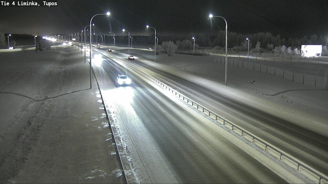Weather Camera Image Road 4 Liminka, Tupos, Liminka, Pohjois-Pohjanmaa