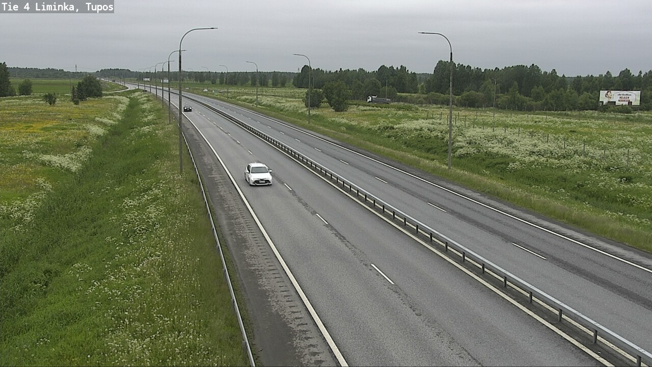 Kelikamerat Kuva Tie 4 Liminka, Tupos, Liminka, Pohjois-Pohjanmaa