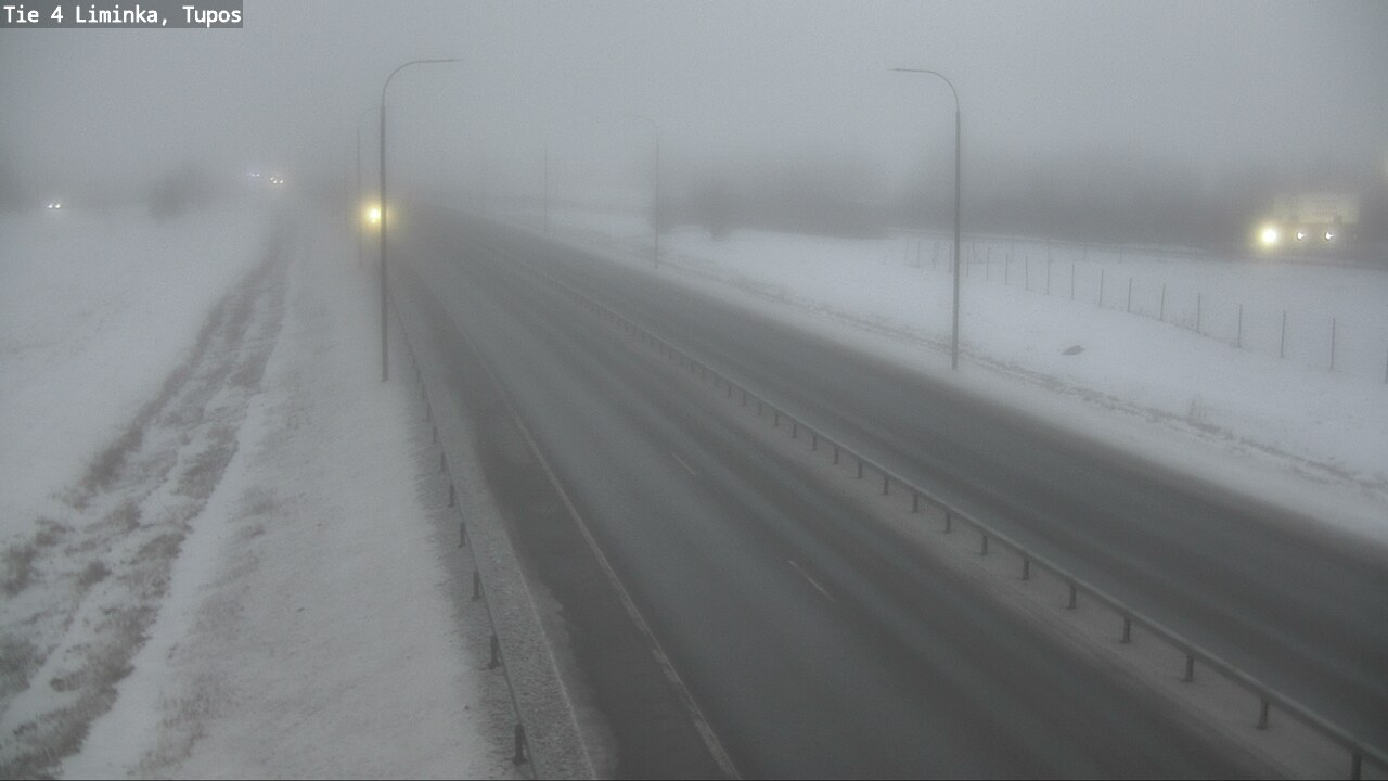 Weather Camera Image Road 4 Liminka, Tupos, Liminka, Pohjois-Pohjanmaa