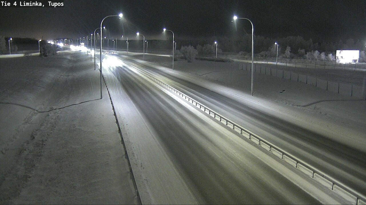 Weather Camera Image Road 4 Liminka, Tupos, Liminka, Pohjois-Pohjanmaa