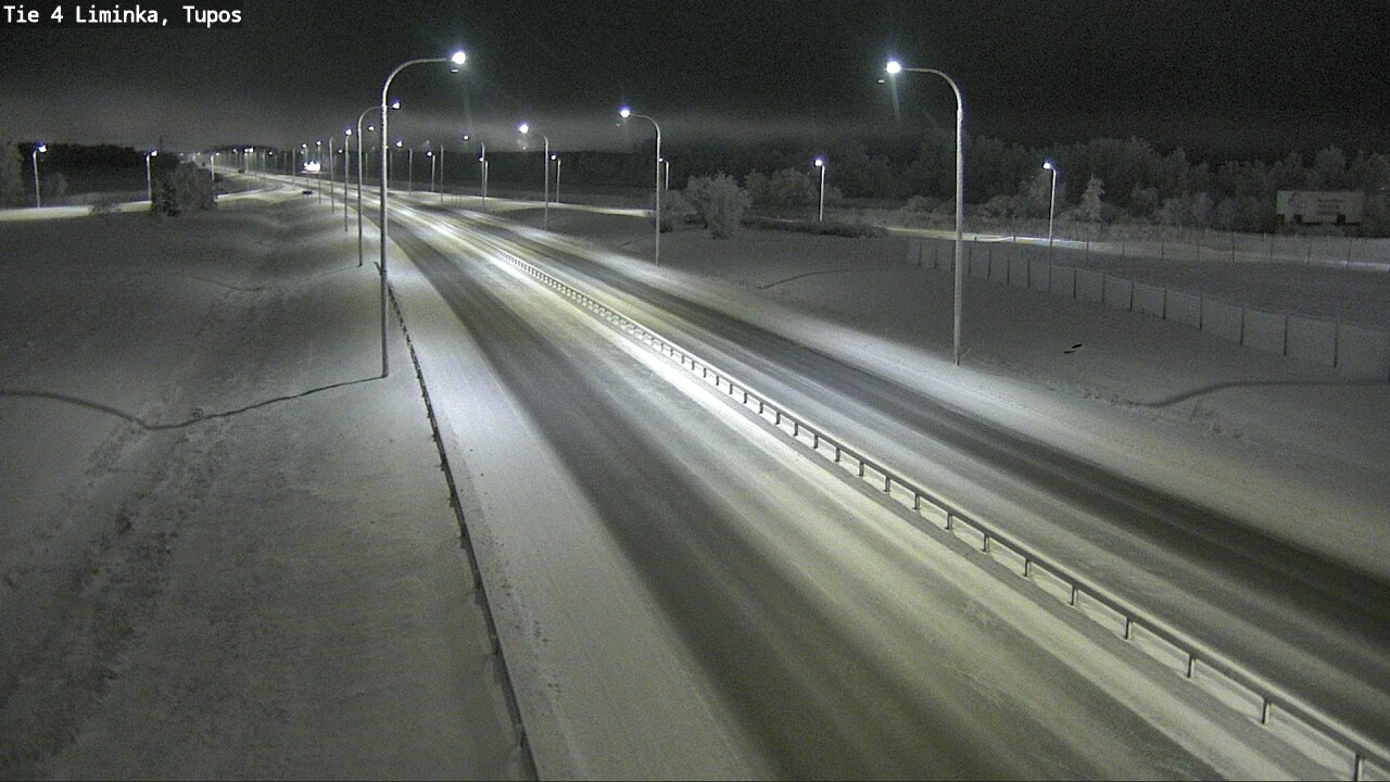 Weather Camera Image Road 4 Liminka, Tupos, Liminka, Pohjois-Pohjanmaa