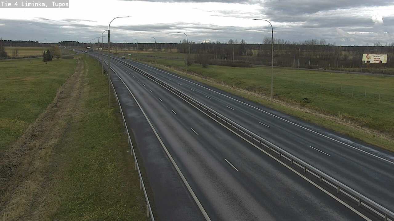 Kelikamerat Kuva Tie 4 Liminka, Tupos, Liminka, Pohjois-Pohjanmaa