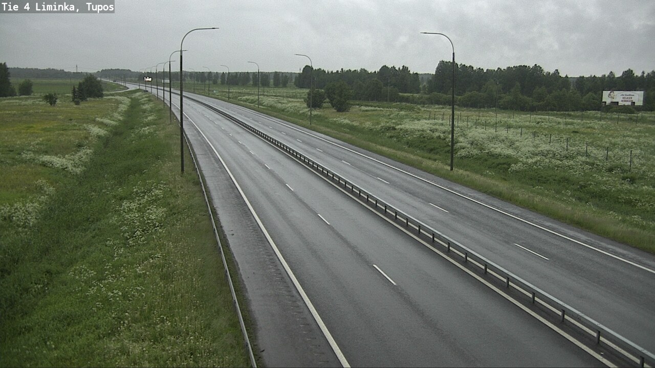 Kelikamerat Kuva Tie 4 Liminka, Tupos, Liminka, Pohjois-Pohjanmaa