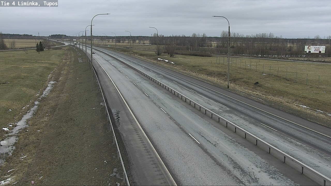 Kelikamerat Kuva Tie 4 Liminka, Tupos, Liminka, Pohjois-Pohjanmaa