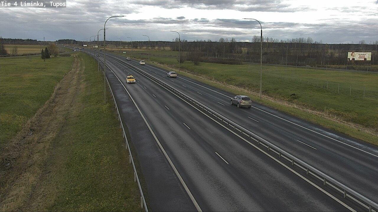 Kelikamerat Kuva Tie 4 Liminka, Tupos, Liminka, Pohjois-Pohjanmaa