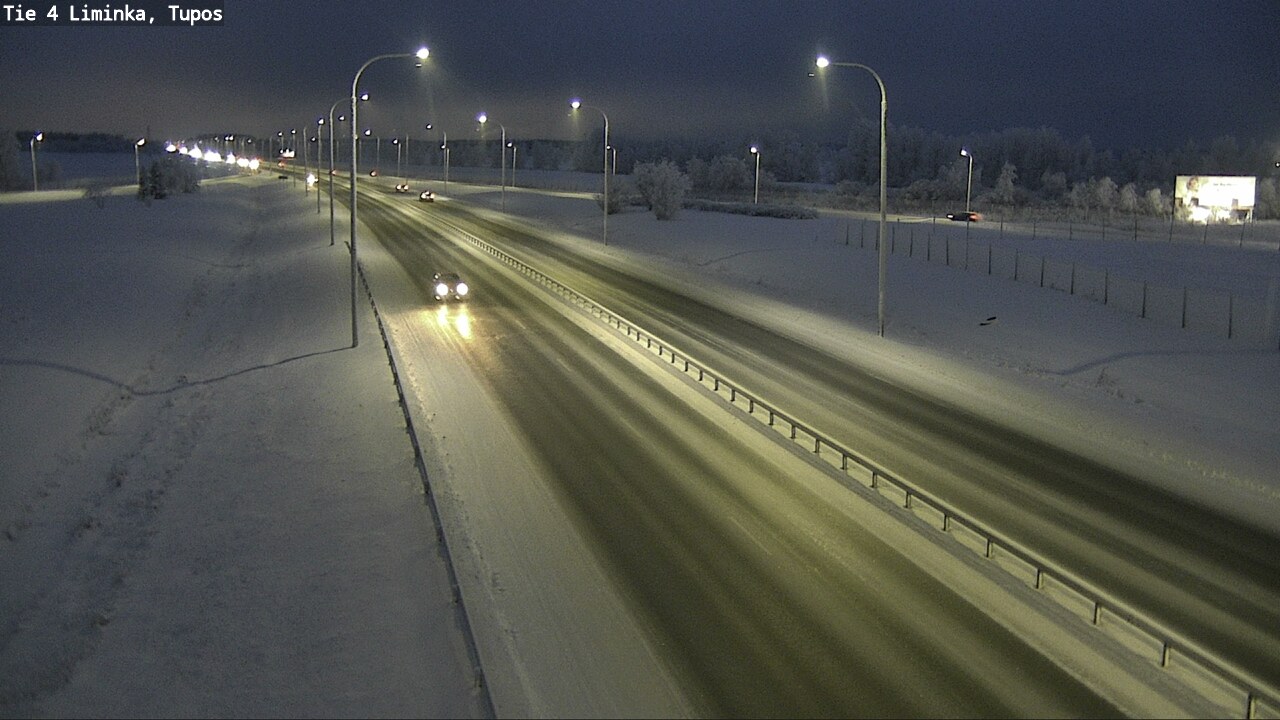 Weather Camera Image Road 4 Liminka, Tupos, Liminka, Pohjois-Pohjanmaa
