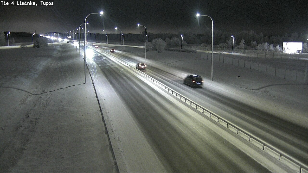 Weather Camera Image Road 4 Liminka, Tupos, Liminka, Pohjois-Pohjanmaa
