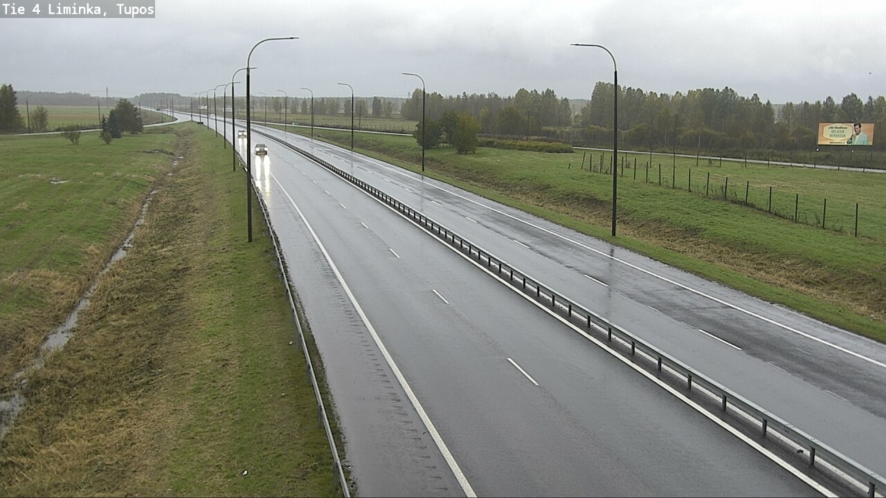 Weather Camera Image Väg 4 Limingo, Tupos, Liminka, Pohjois-Pohjanmaa
