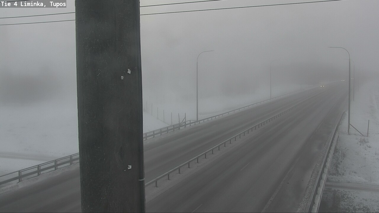 Weather Camera Image Road 4 Liminka, Tupos, Liminka, Pohjois-Pohjanmaa