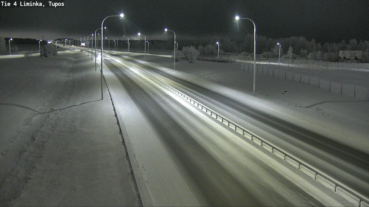 Weather Camera Image Road 4 Liminka, Tupos, Liminka, Pohjois-Pohjanmaa