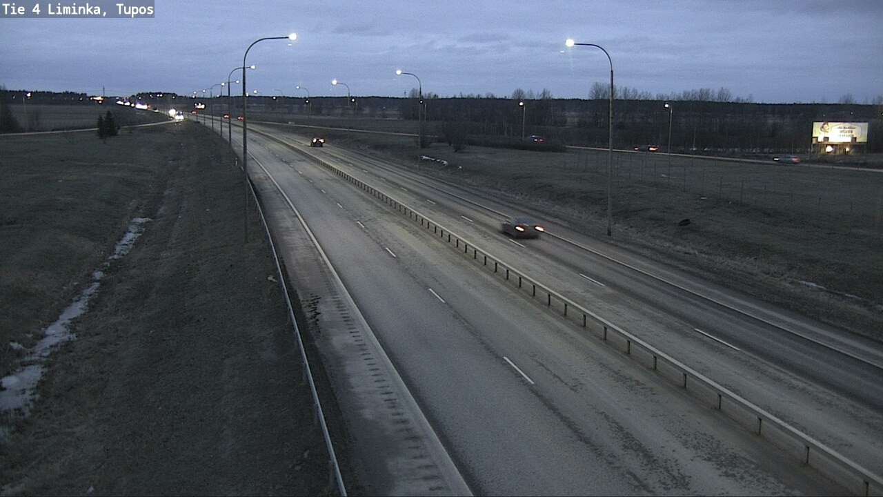 Weather Camera Image Väg 4 Limingo, Tupos, Liminka, Pohjois-Pohjanmaa