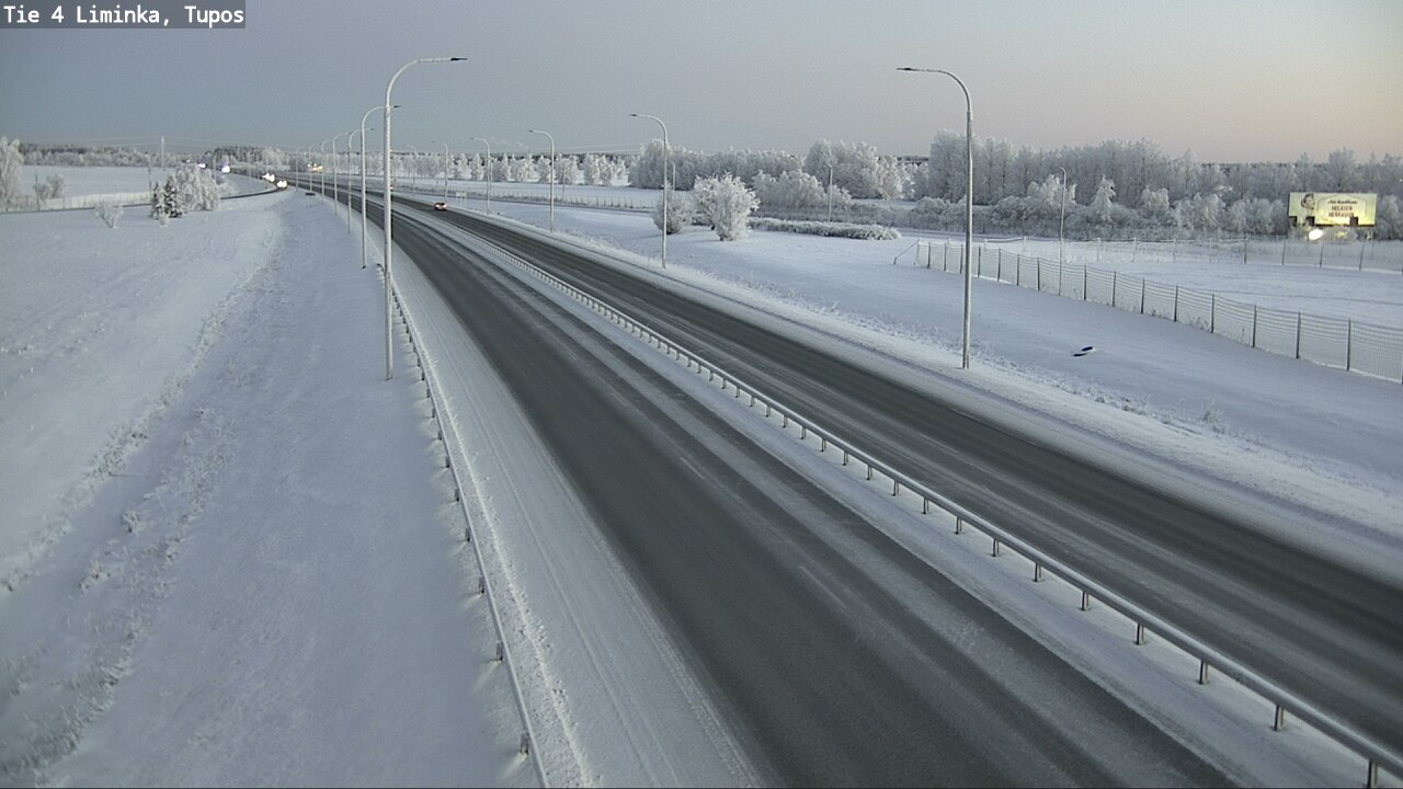 Weather Camera Image Road 4 Liminka, Tupos, Liminka, Pohjois-Pohjanmaa