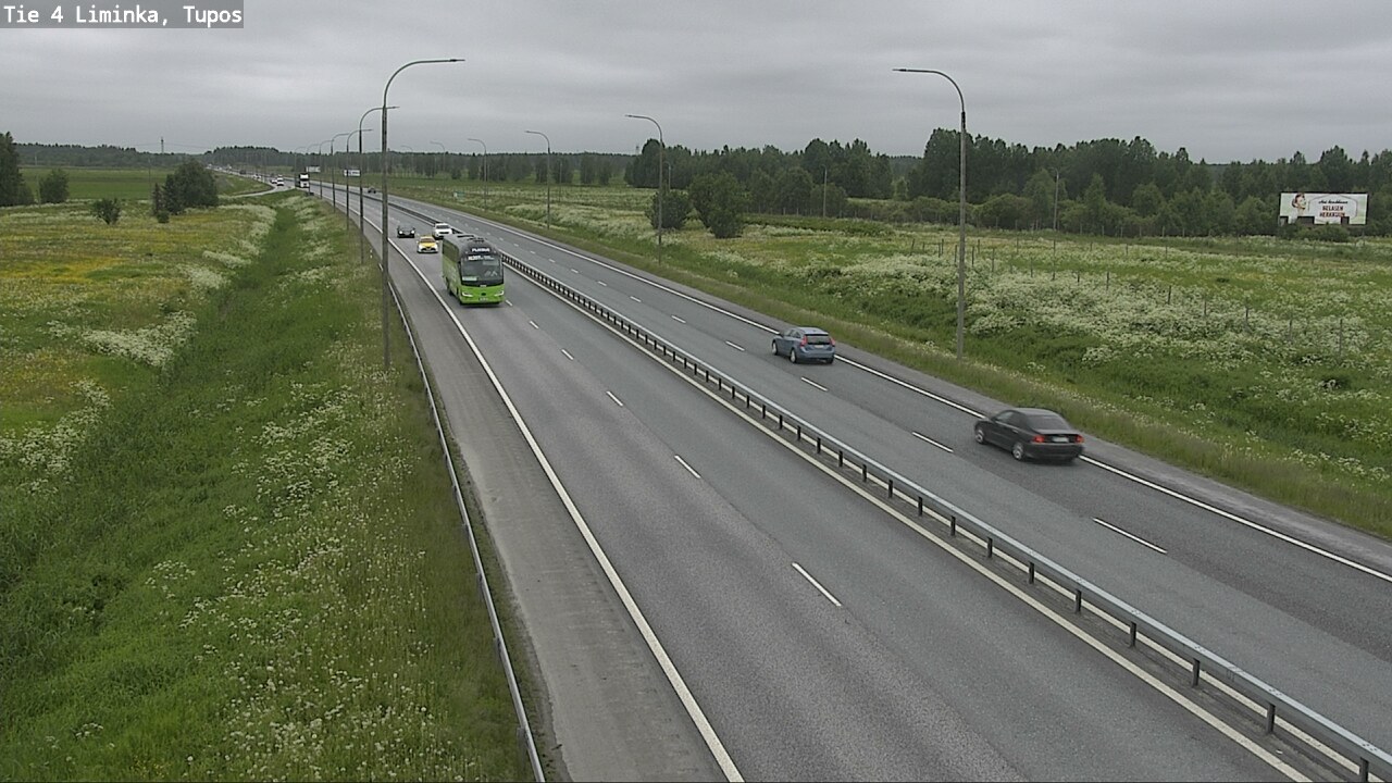 Kelikamerat Kuva Tie 4 Liminka, Tupos, Liminka, Pohjois-Pohjanmaa